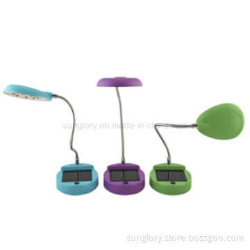 USB Solar LED Book Light, USB LED Reading Light, Mini Solar Table Light